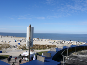 WLAN auf der Strandpromenade Norddeich