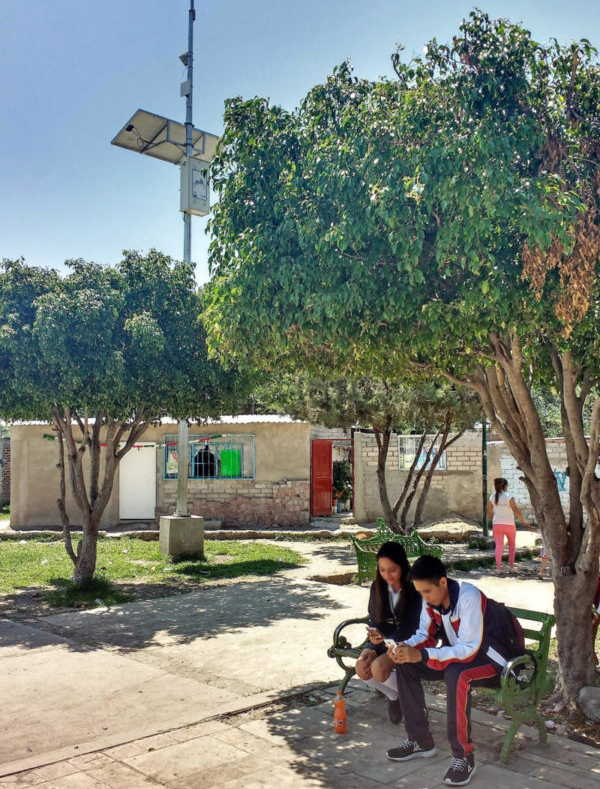 Students using Cambium Networks Public Smart Cities Wi-Fi from Cambium Networks in Guanajuato, Mexico