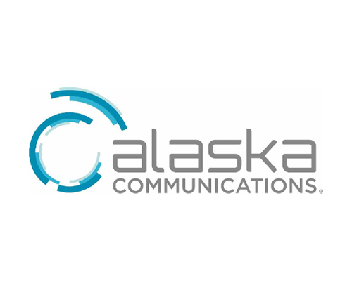 Telecommunications service provider Alaska Communications logo