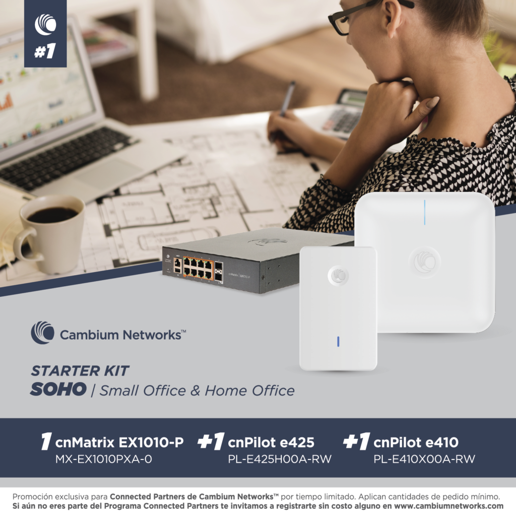 Kit SOHO (Small Office Home Office) - SP - Cambium Networks