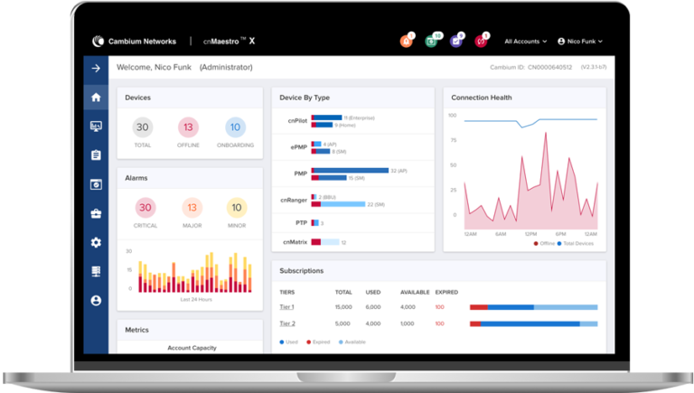 Network Software and Monitoring Tools Cambium Networks